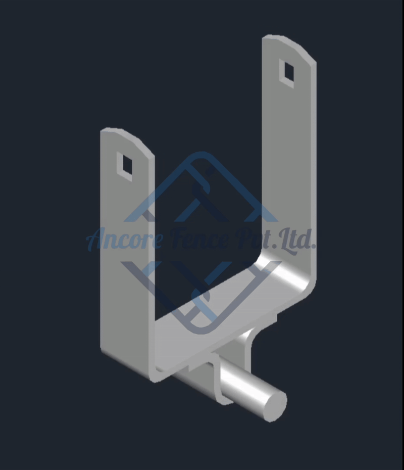 Square Male Hinge Long